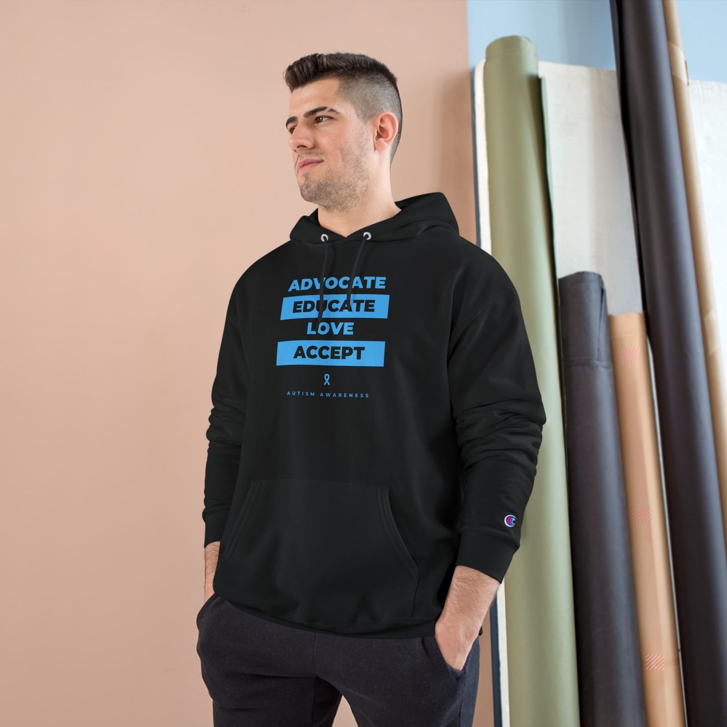 Autism Advocate, Educate, Love, Acceptance Uni-Sex Champion Collab