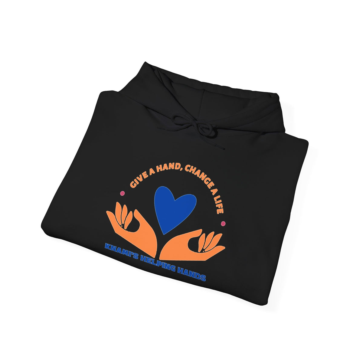 Helping Hands Charity Hoodie — "Give a Hand, Change a Life" Fundraiser Hoodie