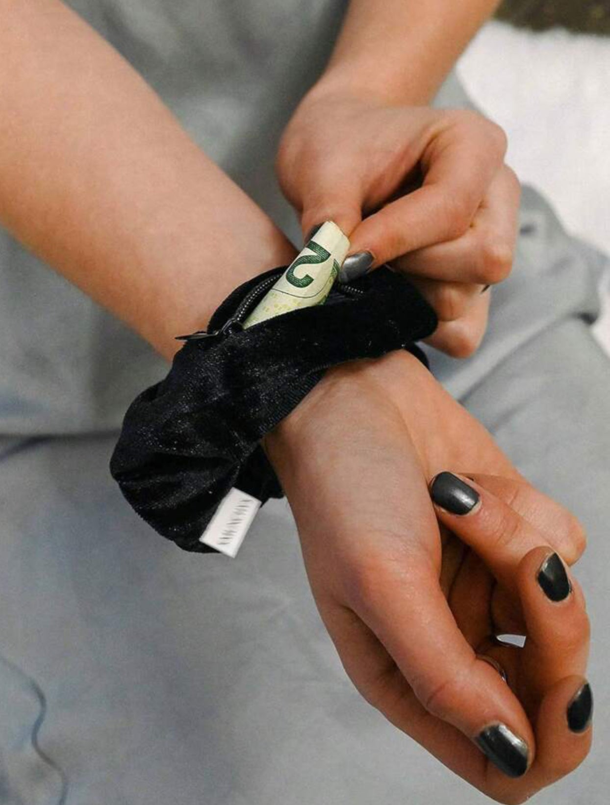 Water Resistant Hair Tie for AirTag tracking - 2 pack